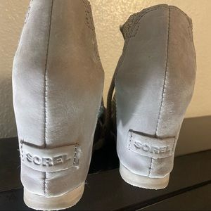 Sorel Shoes |  Sorel Joanie Lace Cage Wedge Sandals size 8